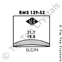 SUC RMS129-52 Watch Crystal