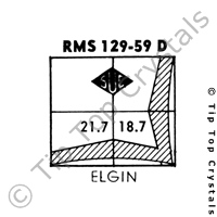 SUC RMS129-59D Watch Crystal