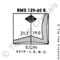 SUC RMS129-60B Watch Crystal