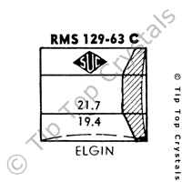 SUC RMS129-63C Watch Crystal