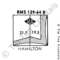 SUC RMS129-64B Watch Crystal