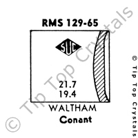 SUC RMS129-65 Watch Crystal