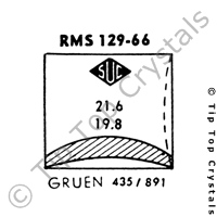SUC RMS129-66 Watch Crystal