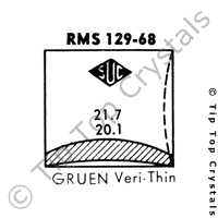 SUC RMS129-68 Watch Crystal