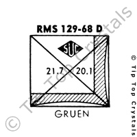 SUC RMS129-68D Watch Crystal