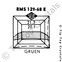 SUC RMS129-68E Watch Crystal