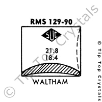 SUC RMS129-90 Watch Crystal