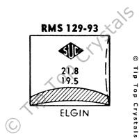 SUC RMS129-93 Watch Crystal