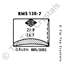 SUC RMS130-7 Watch Crystal