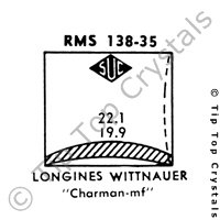 SUC RMS138-35 Watch Crystal