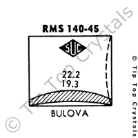 SUC RMS140-45 Watch Crystal