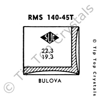 SUC RMS140-45T Watch Crystal