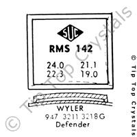 SUC RMS142 Watch Crystal