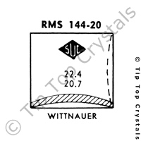 SUC RMS144-20 Watch Crystal