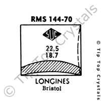 SUC RMS144-70 Watch Crystal