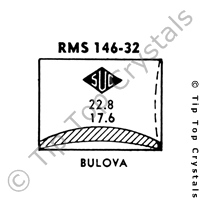 SUC RMS146-32 Watch Crystal