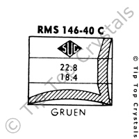 SUC RMS146-40C Watch Crystal