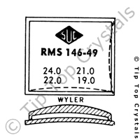 SUC RMS146-49 Watch Crystal