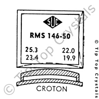 SUC RMS146-50 Watch Crystal