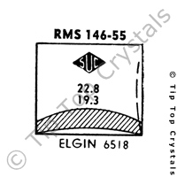 SUC RMS146-55 Watch Crystal
