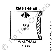 SUC RMS146-60 Watch Crystal