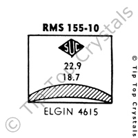 SUC RMS155-10 Watch Crystal