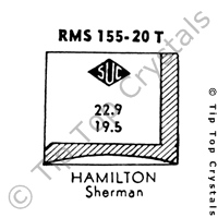 SUC RMS155-20T Watch Crystal