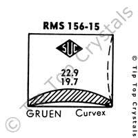 SUC RMS156-15 Watch Crystal