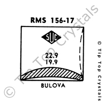 SUC RMS156-17 Watch Crystal