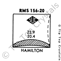 SUC RMS156-20 Watch Crystal