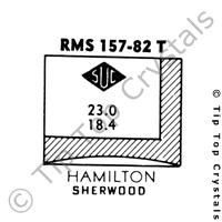 SUC RMS157-82T Watch Crystal