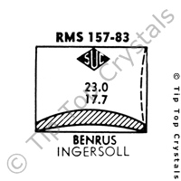 SUC RMS157-83 Watch Crystal