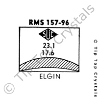 SUC RMS157-96 Watch Crystal