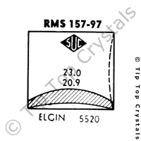 SUC RMS157-97 Watch Crystal