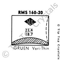 SUC RMS160-20 Watch Crystal