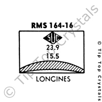 SUC RMS164-16 Watch Crystal