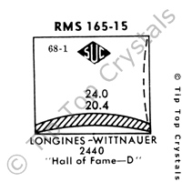 SUC RMS165-15 Watch Crystal