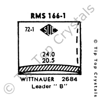 SUC RMS166-1 Watch Crystal