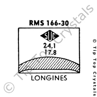 SUC RMS166-30 Watch Crystal