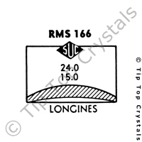 SUC RMS166 Watch Crystal