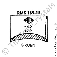 SUC RMS169-15 Watch Crystal