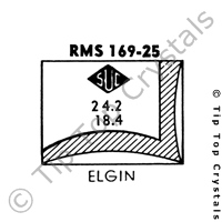 SUC RMS169-25 Watch Crystal