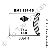 SUC RMS184-15 Watch Crystal