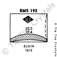 SUC RMS192 Watch Crystal
