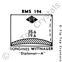 SUC RMS194 Watch Crystal