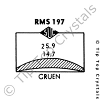 SUC RMS197 Watch Crystal