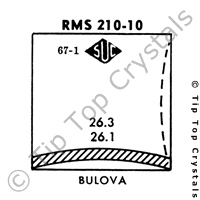 SUC RMS210-10 Watch Crystal