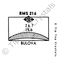 SUC RMS216 Watch Crystal
