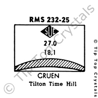 SUC RMS232-25 Watch Crystal