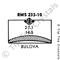 SUC RMS233-10 Watch Crystal